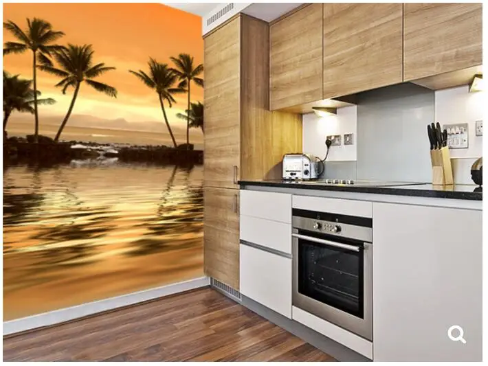 

Custom natural scenery wallpaper, modern photo mural for the living room restaurant hotel background waterproof wallpaper