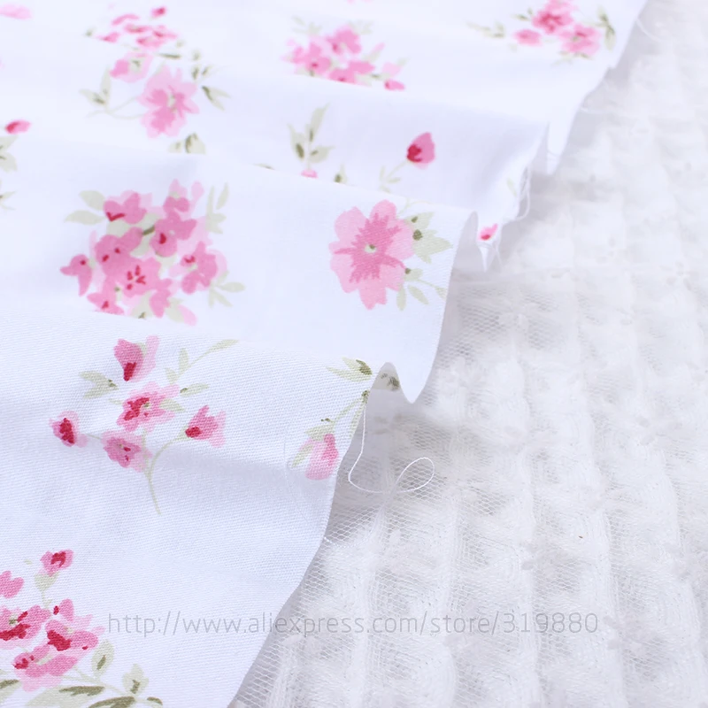 TIANXINYUE flower meter fabric Cotton Fabric Printed Patchwork Fabric For Sewing Bedding Pillows Cushions cloth