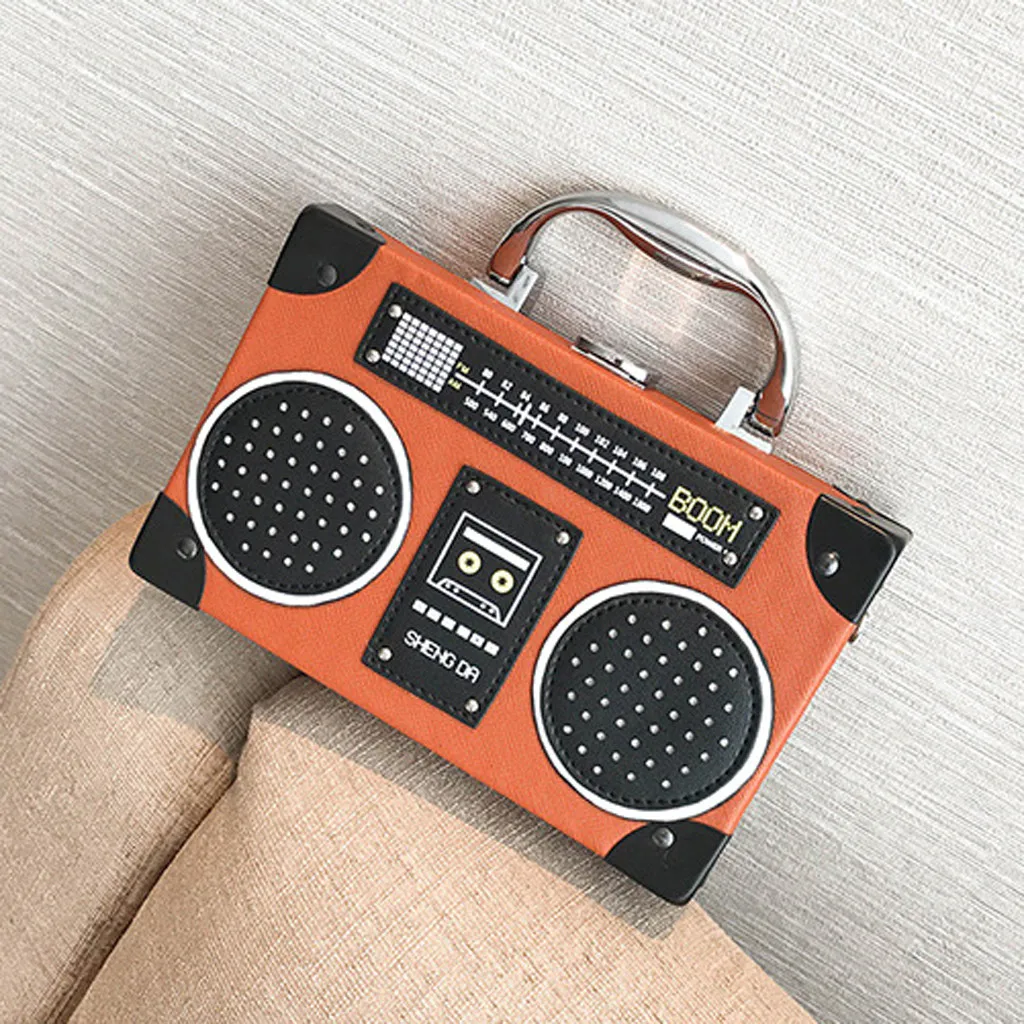 MUQGEW bags for women Radio Like Handle Bags Leather Shoulder Crossbody Purse Novel Beach Messenger Bags bolsa feminina