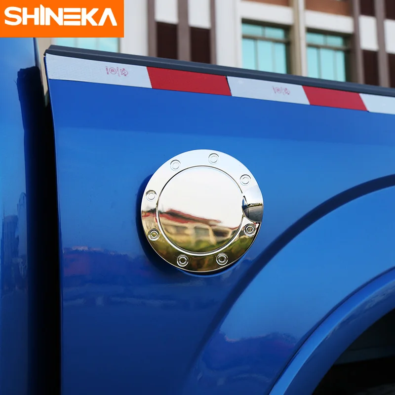 SHINEKA хром 3 цвета ABS крышка топливного бака газовой двери масляная дверь наклейка