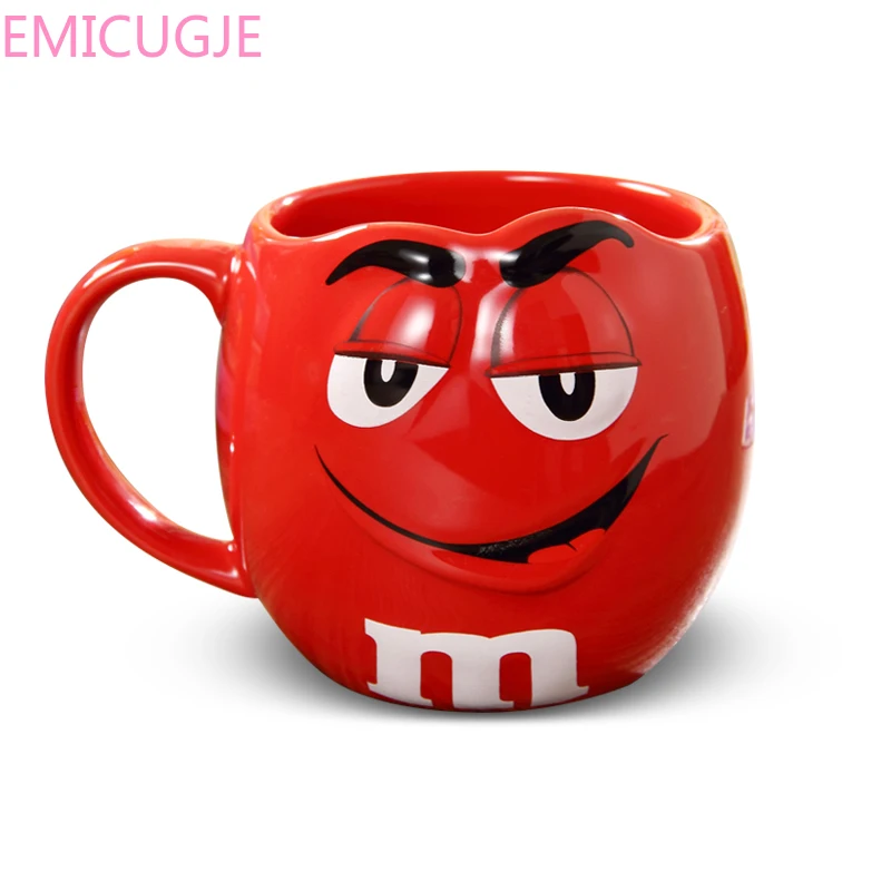 Молочные кружки фарфоровые для воды и чая милые M &amp M's Beans кофейная овсянка