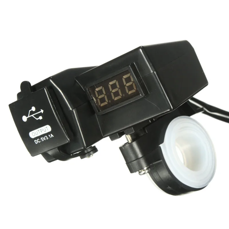 Адаптер зарядного устройства с двойным USB разъемом водонепроницаемый 12/24 в для