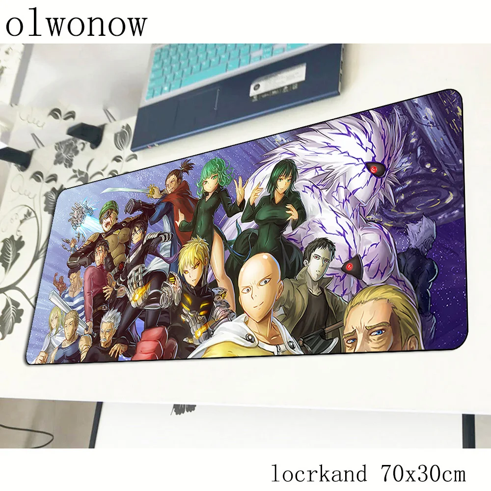 

ONE PUNCH-MAN pad mouse Personality computer gamer mouse pad 70x30cm padmouse Customized mousepad ergonomic gadget desk mats
