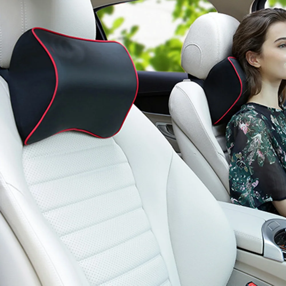 Автомобильная подушка для шеи сиденье поясницы спинки отдыха с памятью ткань