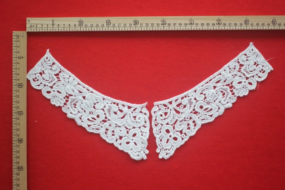 Новое поступление водорастворимый хлопок Кружевная аппликация кружевной вырез
