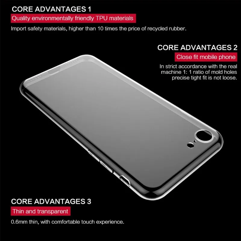 Ультратонкий Мягкий Прозрачный чехол из ТПУ для Apple iPhone X 8 Plus 7 5 5s силиконовый 6