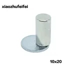 Супермощные магнитные магниты, толстые Постоянные неодимовые магниты 2-30 шт.лот 10x20 мм, круглый магнит 10*20 мм