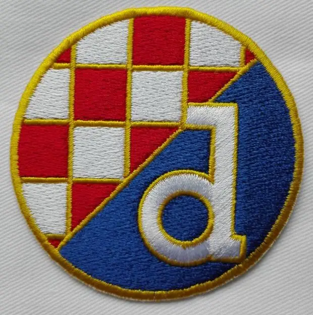 2 шт./лот Футбольная форма команда GNK dinmo Zagreb логотип утюгом аппликация с