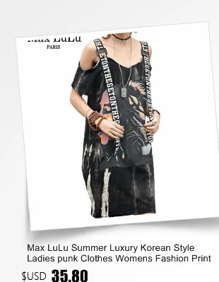Max LuLu Роскошная модная Корейская женская сексуальная одежда в стиле панк, женские элегантные летние длинные платья, повседневные кружевные негабаритные платья