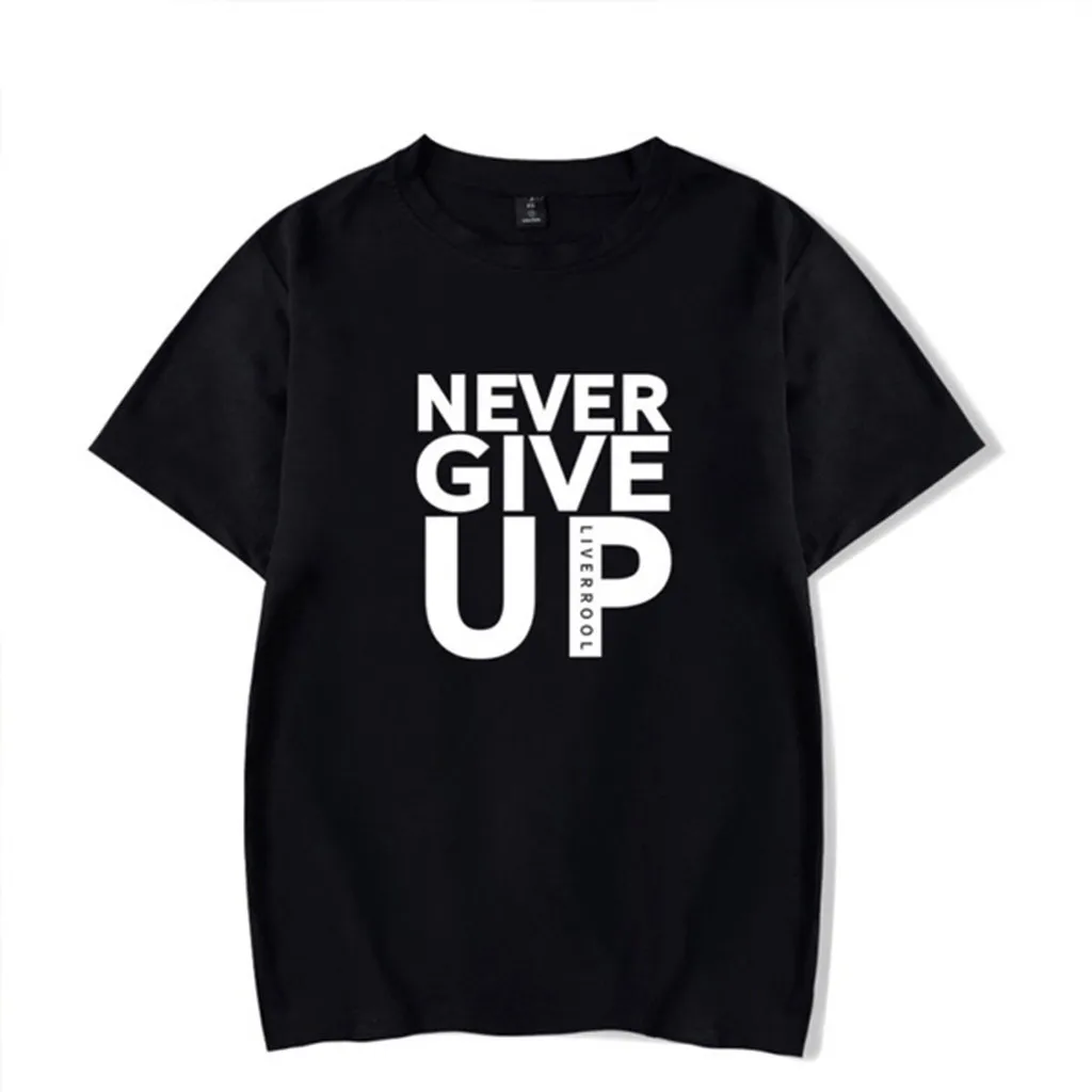 Liverpool/мужская футболка; уличная одежда; Camisetas; Модная Повседневная футболка с короткими рукавами; Однотонная футболка с буквенным принтом; Camisetas hombre