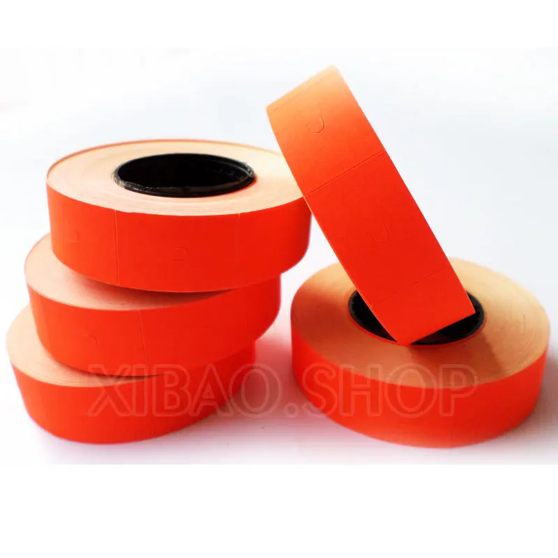 10 рулонов цена ярлык для бумаги ярлыки супермаркетов новые смешанные цвета