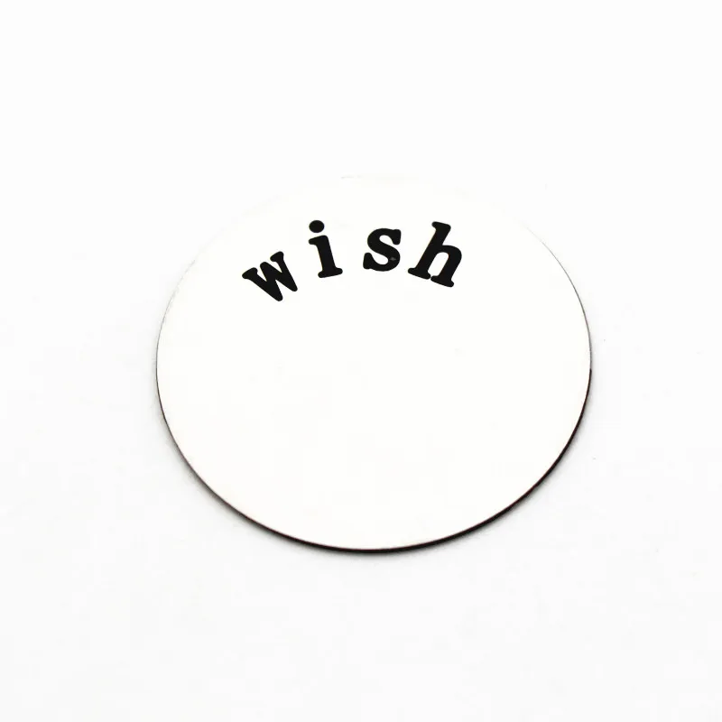 Newest 10pcs/lot Stainless steel 22mm large silver wish window plate floating plate for 30mm floating locket Glass locket