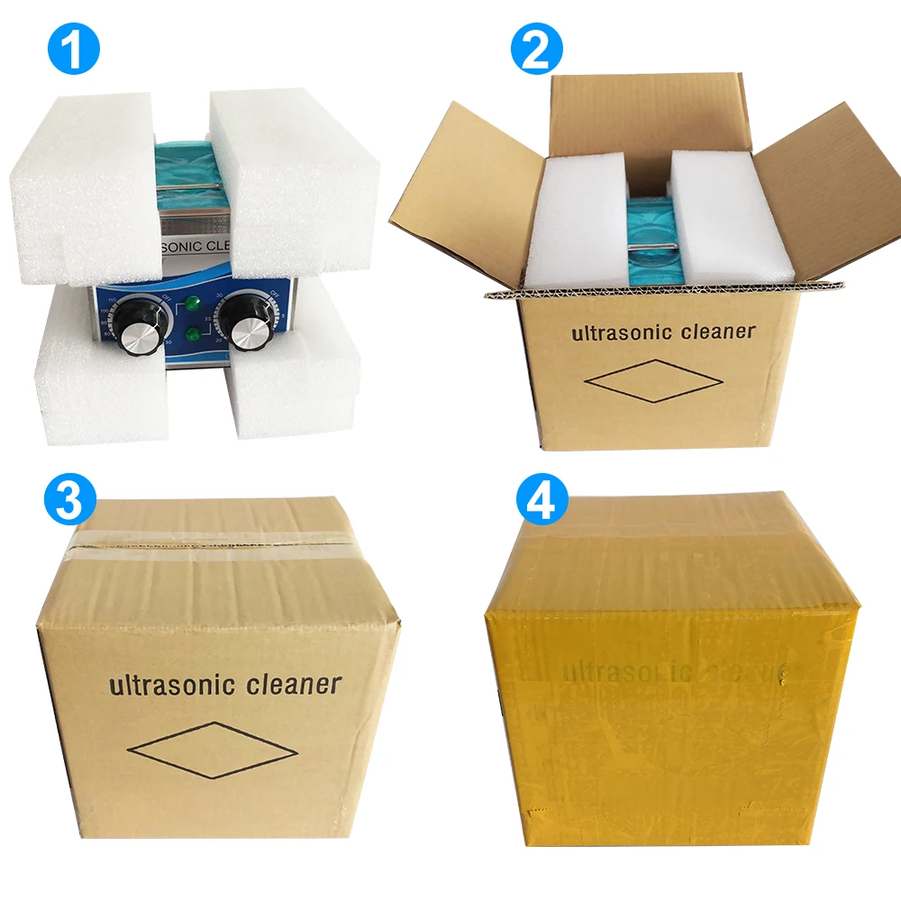 

Granbo Portable Ultrasonic Jewelry Cleaner 2L 120W Bath With Heater Timer for Glasses Dental Nozzle Phone Mother Board Wash
