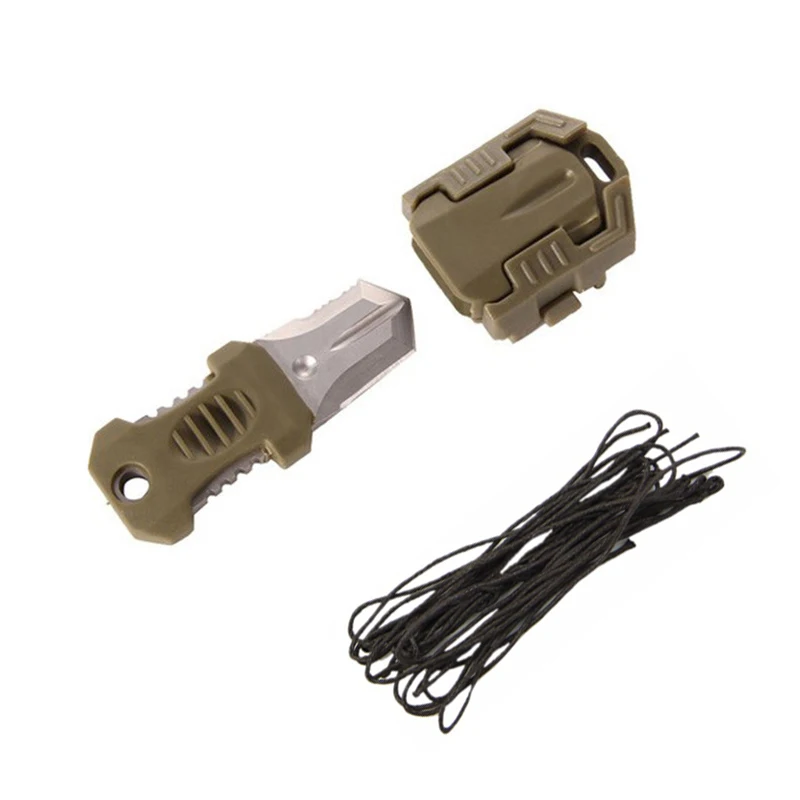 Armygreen Зубчатая тесьма система мини EDC висячая прикрепляемая Пряжка molle hike рюкзак Новинка бушкрафт лагерь гаджет для выживания на открытом воздухе - Цвет: Armygreen