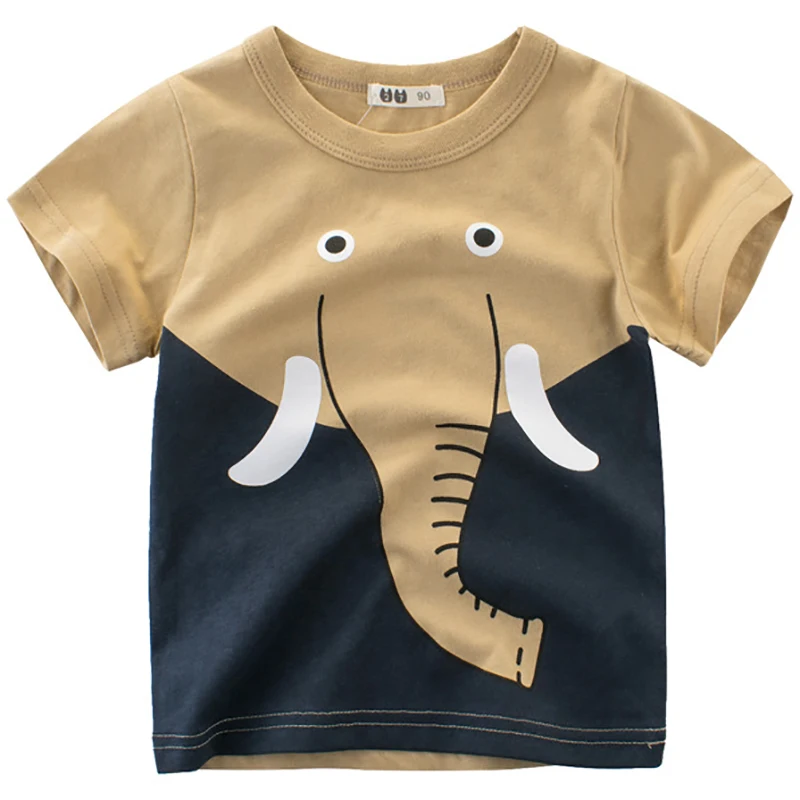 

Boys T Shirts Spring 2018 Girl Short Sleeve T Shirt Cartoon Little Girls Tops Summer Boy T Shirt O-neck Cotton Toddler Tshirts