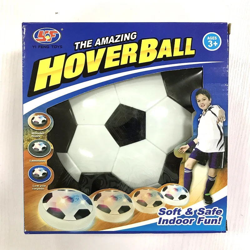 2018 Popular Hover Ball LED Light Flashing Air Power Soccer Disc Indoor Football Toy Multi-Surface Hovering Gliding Toys | Игрушки и
