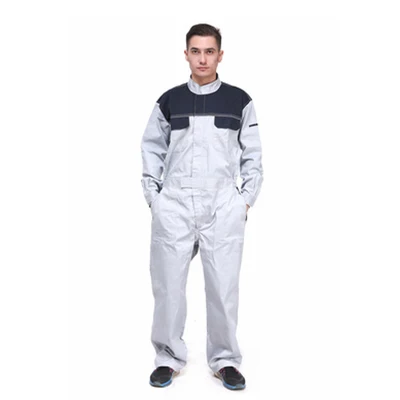 Photo Color Men cotton coverall workwear suit mining work wear overalls Plus Size mechanic carpenter repairman Siamese overalls 2019New - Color: Photo Color