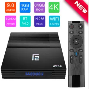 A95X R1 ТВ BOX Amlogic S905W 4 ядра Android 7,1 Смарт ТВ коробка 4 K x 2 K HDMI2.0 2,4G, Wi-Fi, RJ45 Media Player Nexbox Декодер каналов кабельного телевидения