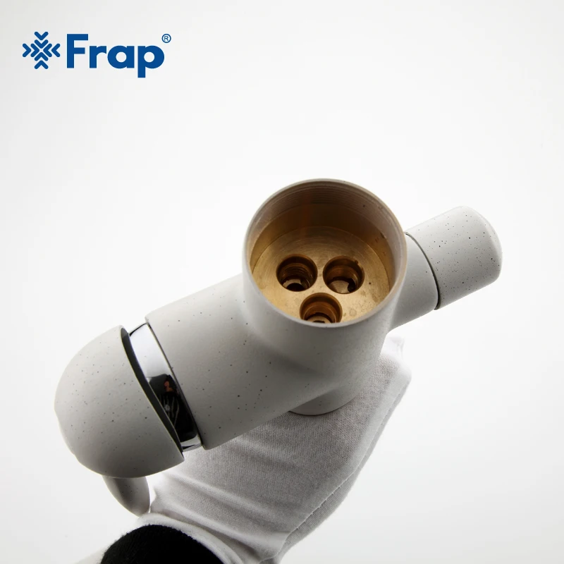 Frap Новое поступление Кухня кран Палуба, смеситель для ванной комнаты, смеситель для ванной комнаты, 180 градусов вращения с очистки воды Особенности никель F4399-8