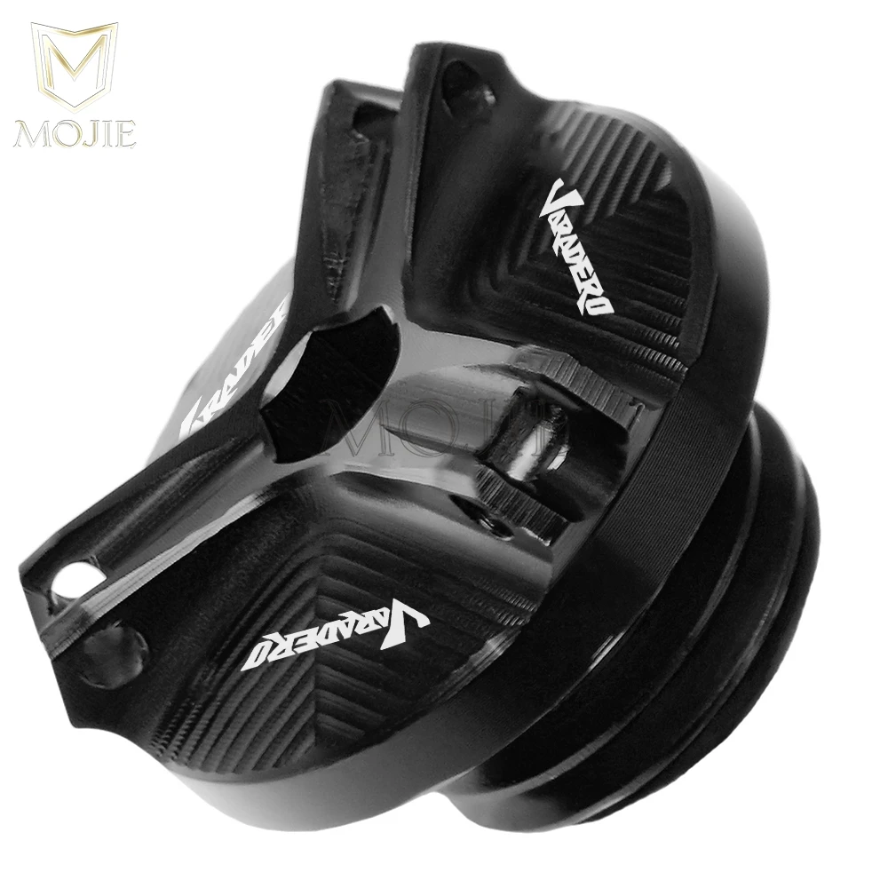 M20x2.5 Black M20* 2,5 вилка мотоцикла винт крышки двигателя заливочного отверстия сливная заглушка болт моторное масло Кепки для Honda XL1000/XL1000V варадеро - Цвет: M20x2.5 Black