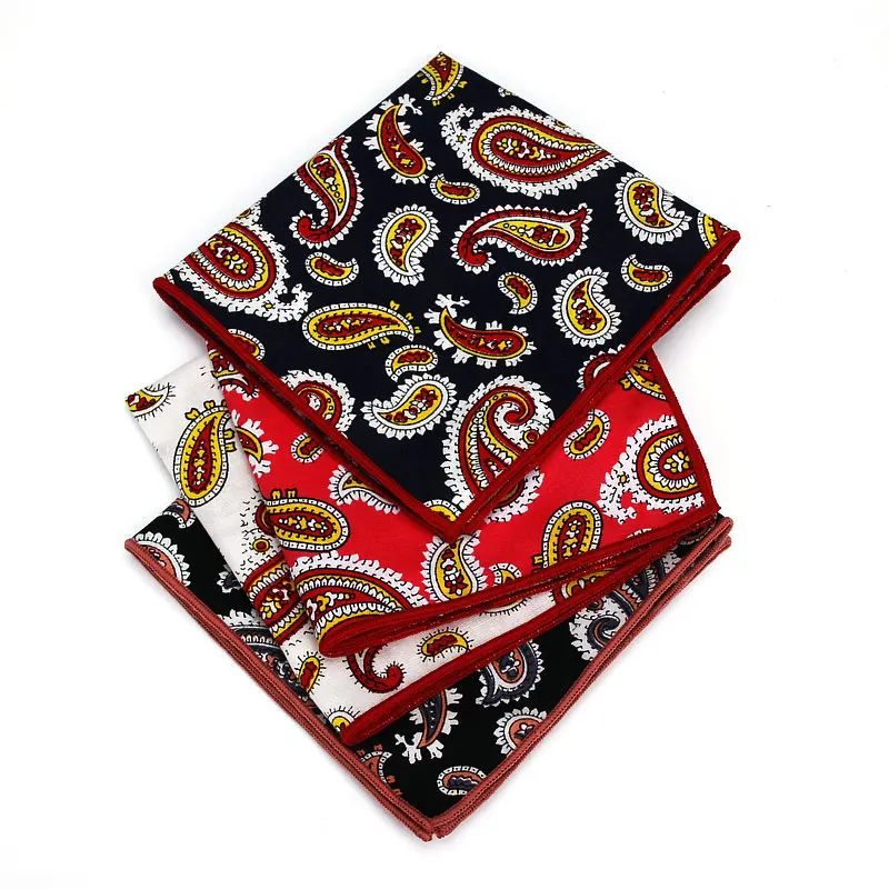 Уникальный Дизайн качество полиэстер шелк Для мужчин декоративные платок просто