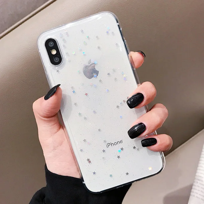 Star Роскошный чехол с украшением в виде звезды любви для Xiao mi Pocophone F1 mi A1 A2 Lite 5X6X8 Lite SE Red mi 4A 4X Note 4 5A 5 Plus 6 Pro 6A S2 чехол s - Цвет: Star