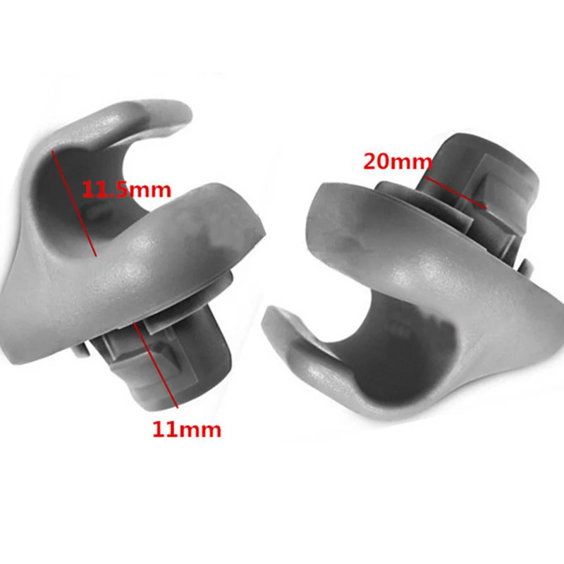 1 шт. крепление на солнцезащитный козырек клип серый пластик держатель сменный