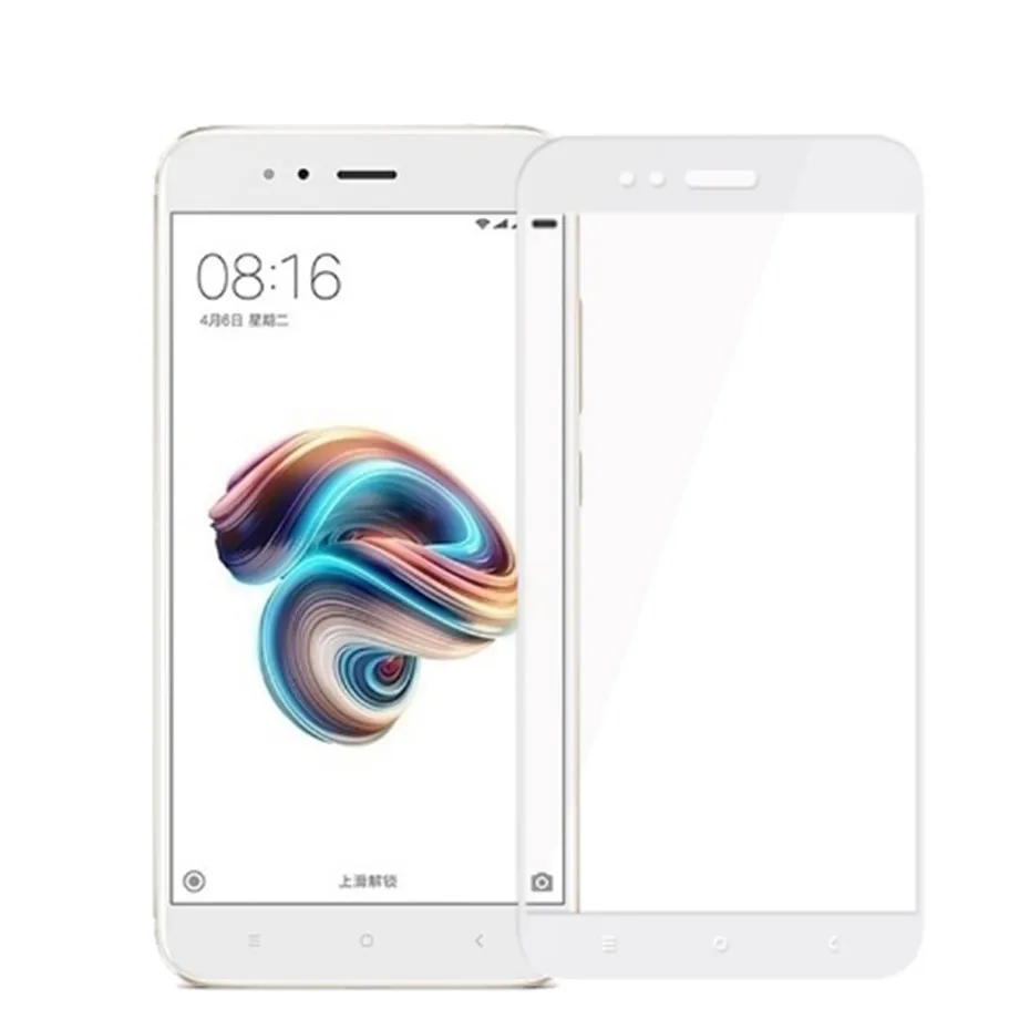 9H 2.5D Защитное стекло для xiaomi a1 полное покрытие защита экрана закаленное 5x Mi