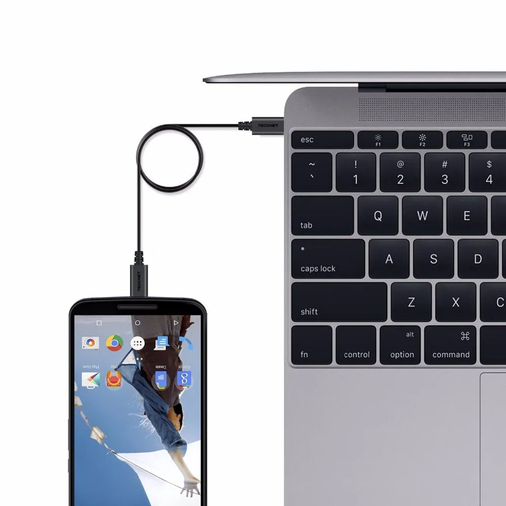 Кабель usb type C Tecknet кабель для быстрой зарядки xiaomi mi 4C 5 4s OnePlus 2 Nexus 5X 6P мобильный