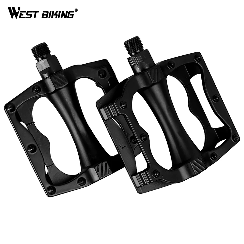 

Велосипедные педали WEST BIKING, Нескользящие, ультралегкие, с подшипниками, черного цвета, для дорожных и горных велосипедов, BMX, занятий спортом...