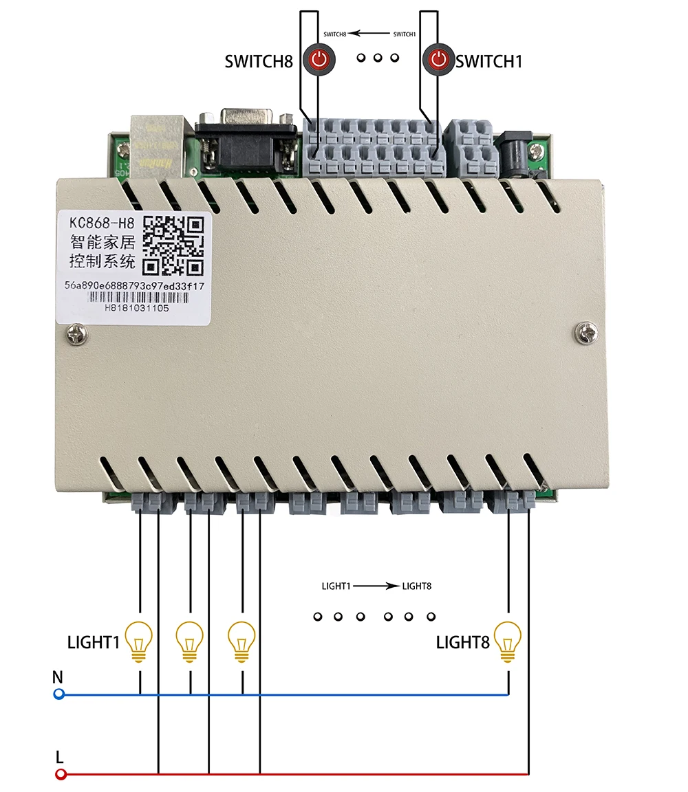 8 банд сети Wi-Fi TCP IP реле управления Diy переключатель модуль умный дом автоматизация дистанционного управления Лер охранной сигнализации от kincony