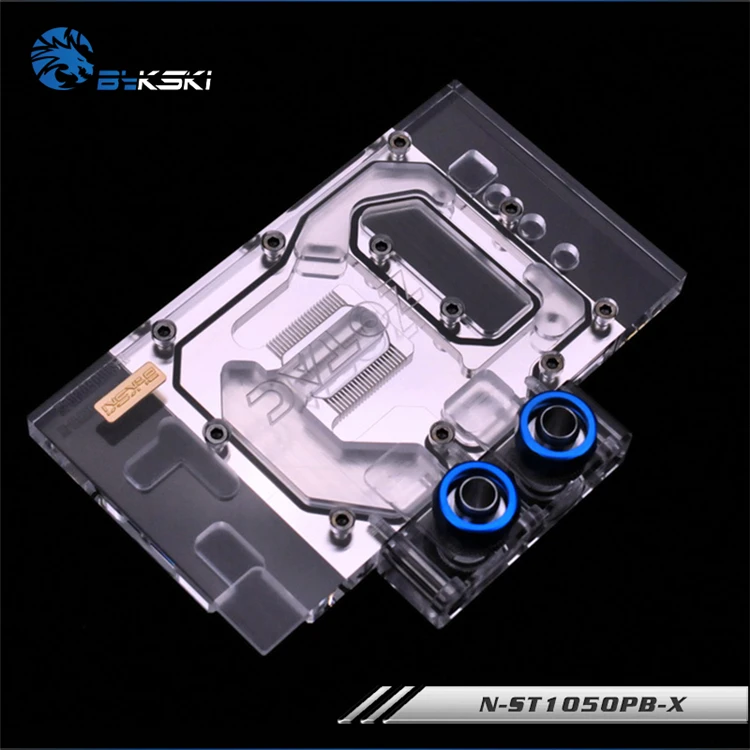 Bykski полный Чехол водоблок для видеокарт ZOTAC GeForce GTX 1050-2GD5. П/П: N-ST1050PB-X | Компьютеры и