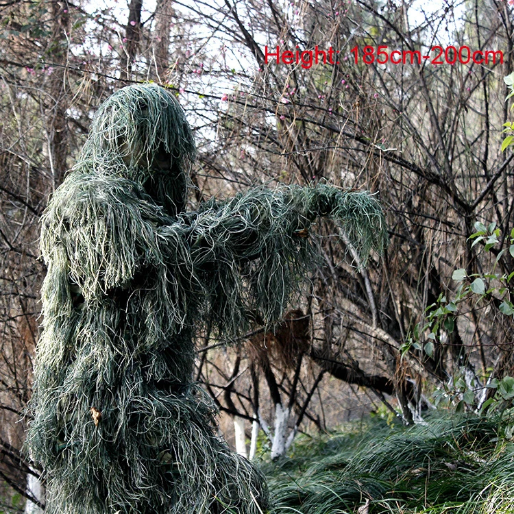 Camo 3 3D камуфляж спецназ костюмы для мужчин охота Ghillie лесной одежда Военная Тактическая снайперский набор Униформа армии страйкбол униформа Одежда - Цвет: Camo 3