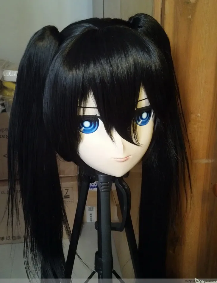 

(KM83114) Top QualityHandmade Female Resin Full Face ROCK SHOOTER Cosplay Mask Kigurumi Crossdresser Doll