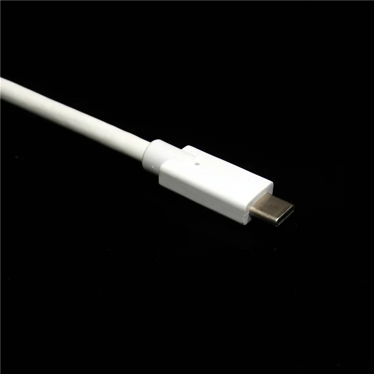 50 шт./Лот высококачественный USB 3.1 Type C штекер на VGA гнездо адаптер кабеля
