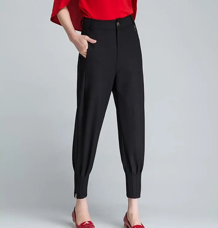 26-33 Популярные/весенние женские брюки-Гарун свободные штаны с бананами репа |