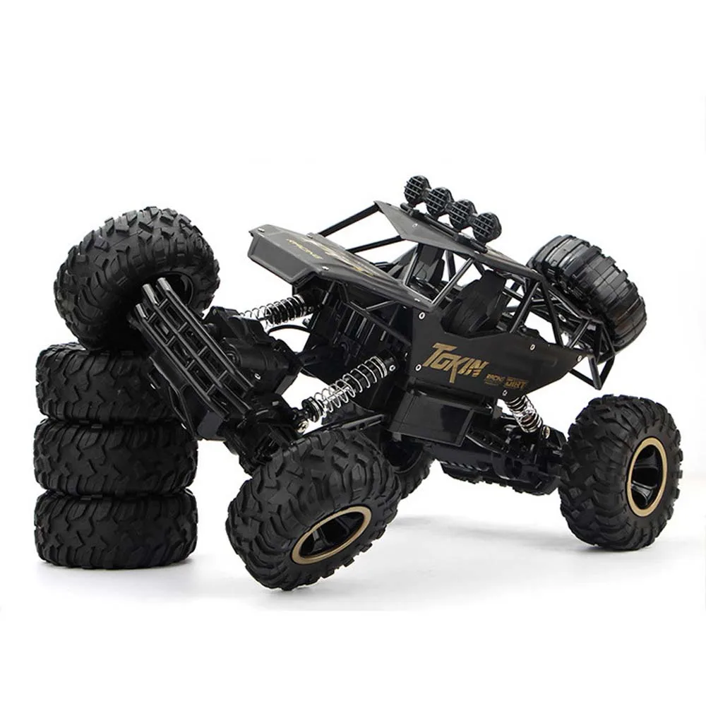 

New Alloy Four-Wheel Drive Rc Car Climbing Dirt Bike Buggy Radio Remote Control High Speed Racing Car Model Toys For Kids