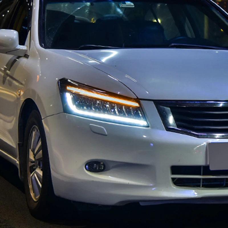 Автомобильный Стайлинг головная лампа для светодиодных фар Accord 2008 2012