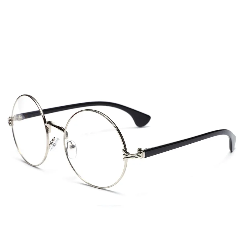

KESMALL Fashion Vintage Prescription Eyewear Men Women Big Glasses Frame With Myopia Lens Round Shaped Reading Eyeglasses XN564P