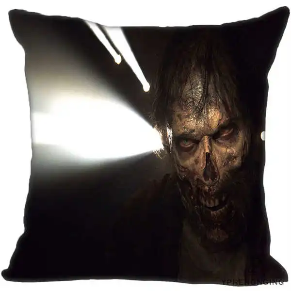 Square Pillowcases Изготовленная на заказ декоративная наволочка для ходьбы мертвая литая квадратная Наволочка на молнии(с одной стороны) 180522-01-13 - Цвет: Square Pillowcases