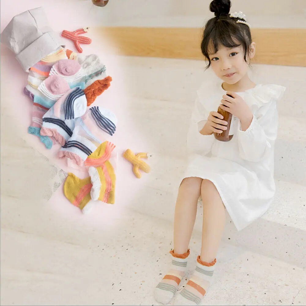 Носки для новорожденных 5 пар/компл. хлопковые носки маленьких мальчиков и