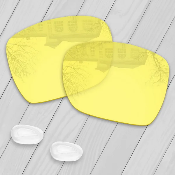 HD Yellow-Nose pads E.O.S поляризованные улучшенные Сменные линзы для солнцезащитных очков с отклонением от Окли-несколько вариантов - Цвет линз: HD Yellow-Nose pads