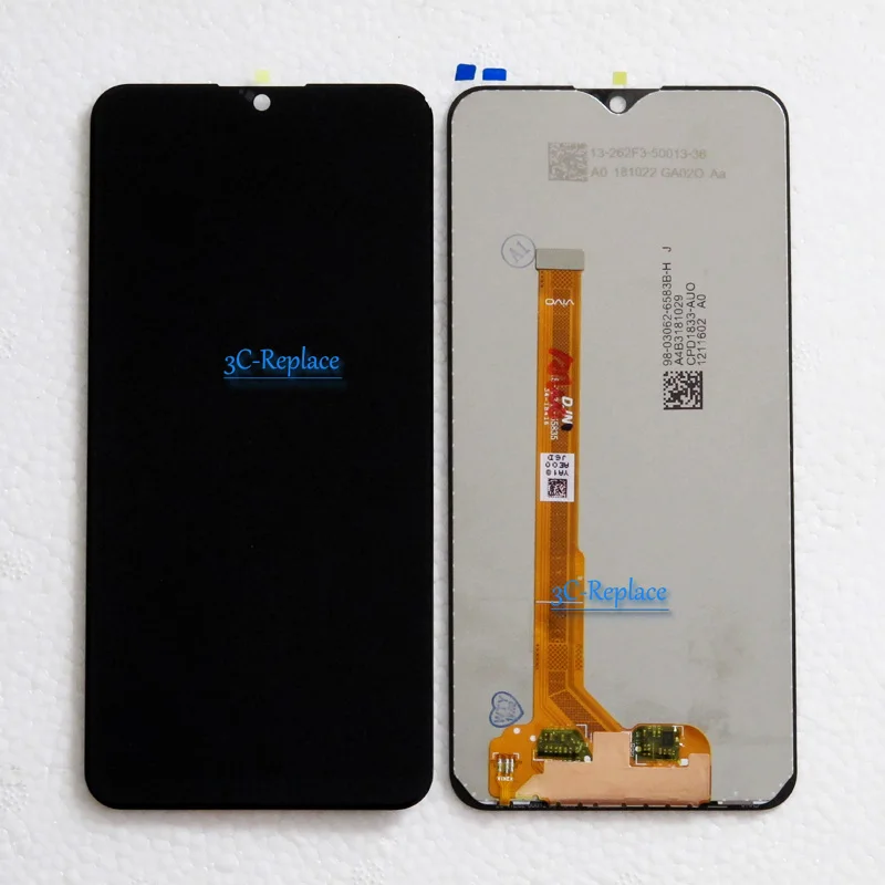 Черный 6,35 дюймов для BBK Vivo Y17 Полный ЖК-дисплей кодирующий преобразователь сенсорного экрана в сборе запасные части