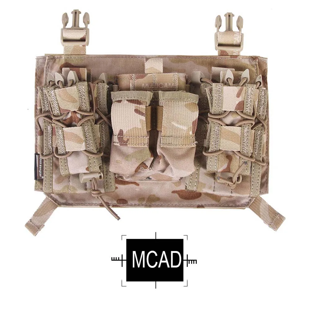 MCAD EMERSONGEAR военная сумка для ног с прикрепленным Подсумок и Фонарь держатель ноги бедра снаряжение кобура Мультикам EM9337 - Цвет: MCAD