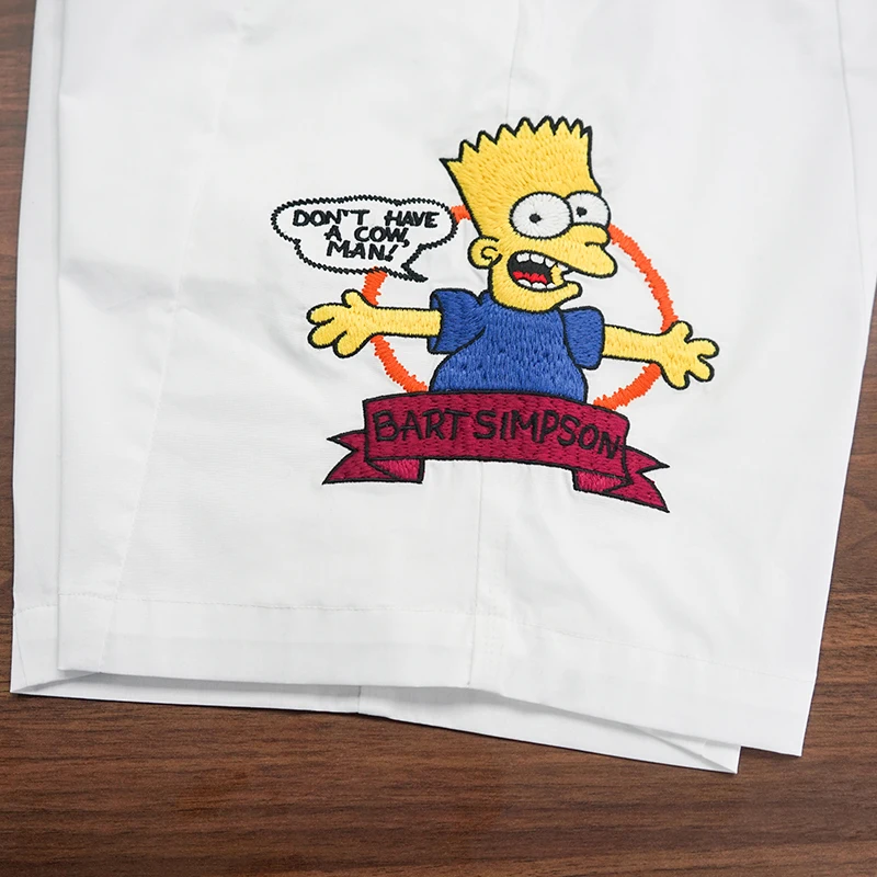 Мужские повседневные Прямые брюки JSBD с вышивкой мультипликационного персонажа