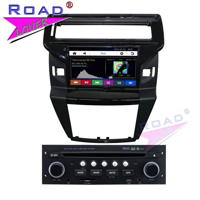 Автомобильный мультимедийный DVD-плеер TOPNAVI Wince 6 0 двойной Din 8 дюймов для Citroen