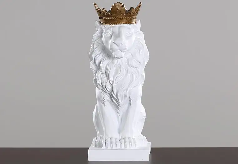 Корона лев модель ремесла украшения, Скандинавская гостиная винный шкаф для телевизора украшения современный минималистский офисный стол работа