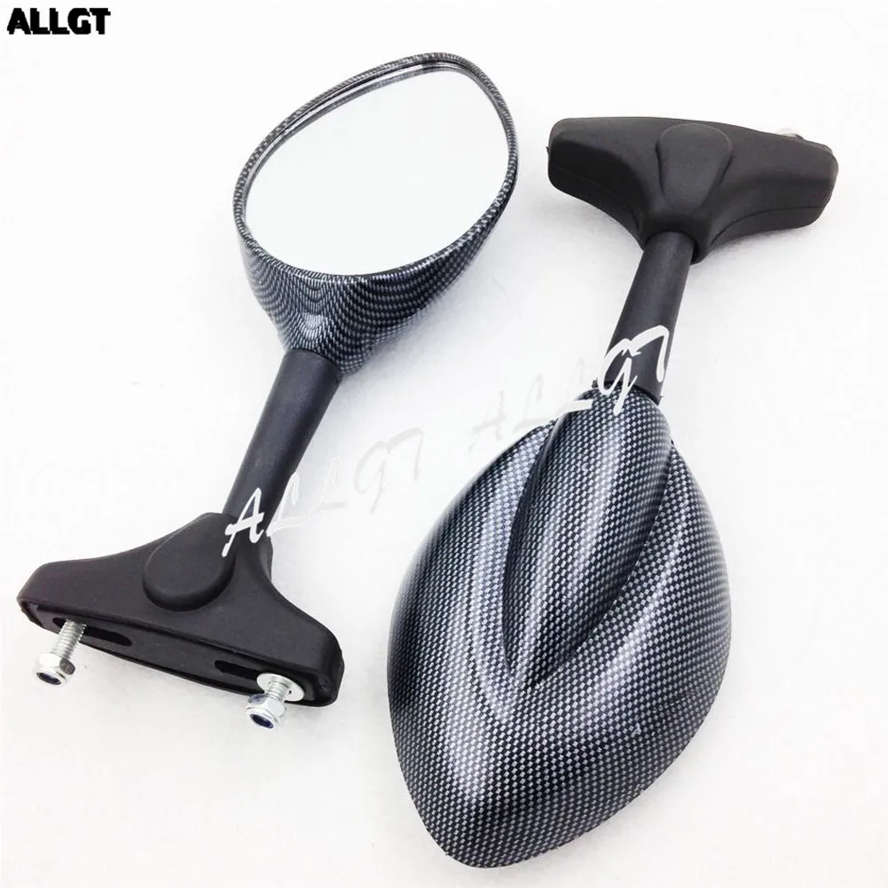 Карбоновые зеркала для Suzuki Katana Gsxr 600 750 1000 Tl Hayabusa 1300 Gsx & Kawasaki YAMAHA HONDA Universal|Боковые и