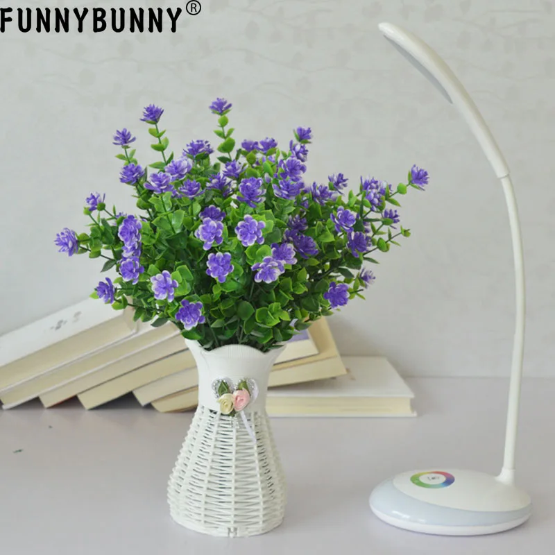 FUNNYBUNNY 5 шт Искусственные цветы на открытом воздухе красные устойчивые к