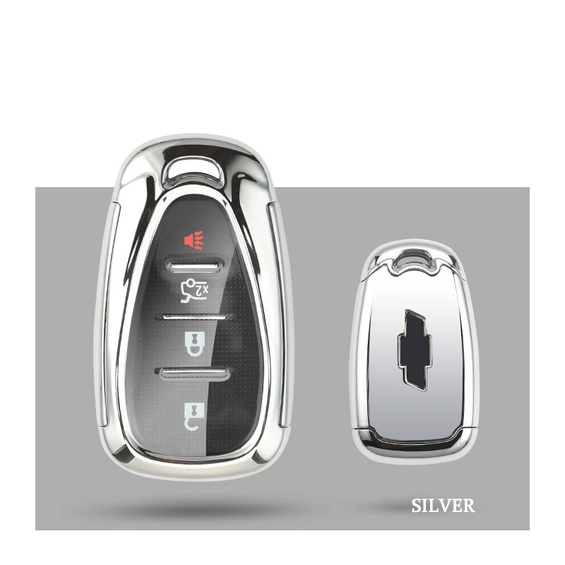 Чехол для автомобильного смарт-ключа для Chevrolet- Camaro Cruze Malibu Volt Malibu Spark Sonic Camaro Shell Protector FOB Holder